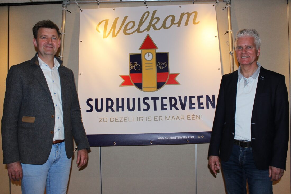 Nieuw logo Surhuisterveen eigentijds met een hint naar de rijke historie