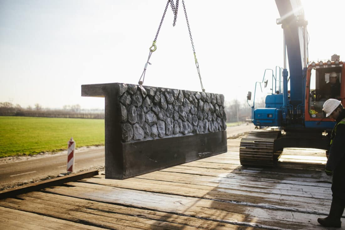 Efko Beton uit Uitwellingerga levert 2,7 kilometer kademuur met gerecycled beton