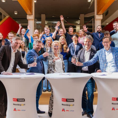 DCTerra, Noorderpoort en Alfa-college (DNA) tekenen samenwerkingsovereenkomst