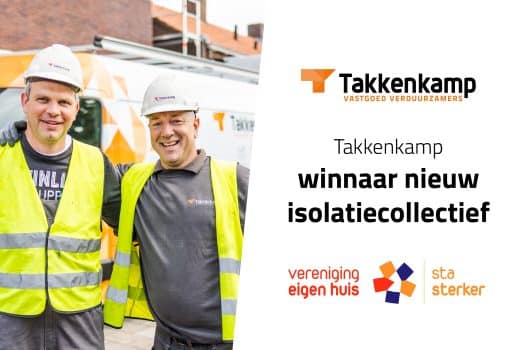 Takkenkamp wint veiling nieuw isolatiecollectief Eigen Huis